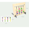 Joc Montessori – Labirint asociere culori si fructe 2 in 1
