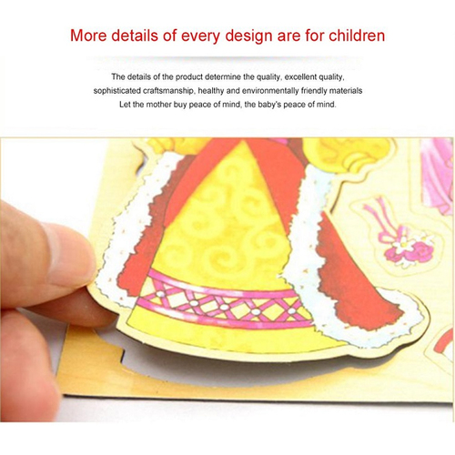 Set puzzle magnetic, Imbraca fetitele, 67 piese