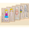 Puzzle Lemn Incastru - Anatomie a Corpului Uman, Fetita