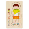Puzzle Lemn Incastru - Anatomie a Corpului Uman, Baietel