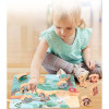 Joc Montessori de snuruit, Animalute salbatice, 12 piese