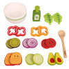 Joc de rol din lemn - Salata de fructe feliate sau legume taiate