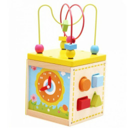 Cub multifunctional din lemn 5 in 1