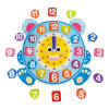 Ceas din lemn pentru copii, Puzzle Bear Clock cu forme geometrice
