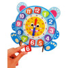Ceas din lemn pentru copii, Puzzle Bear Clock cu forme geometrice