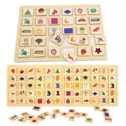 Joc de memorie si inteligenta din lemn tip Mahjong - Right Brain Memory Game RCO cu 82 piese