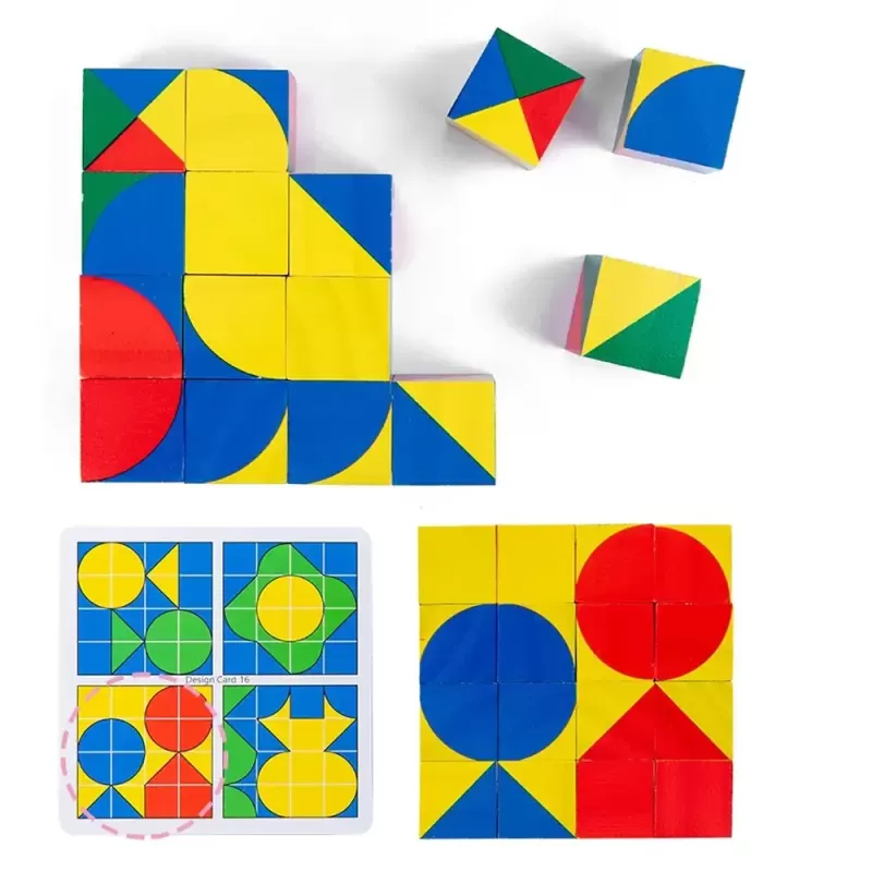 Joc de logica amuzant pentru copii ,,Pixy Cubes” – 3 in 1, WD9588