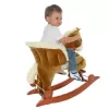 Calut Balansoar cu spatar, roti si sunete RCO, Maro