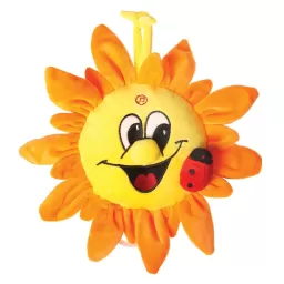 Jucarie muzicala din plus RCO, cu activare delicata si agatatoare, 26 cm
