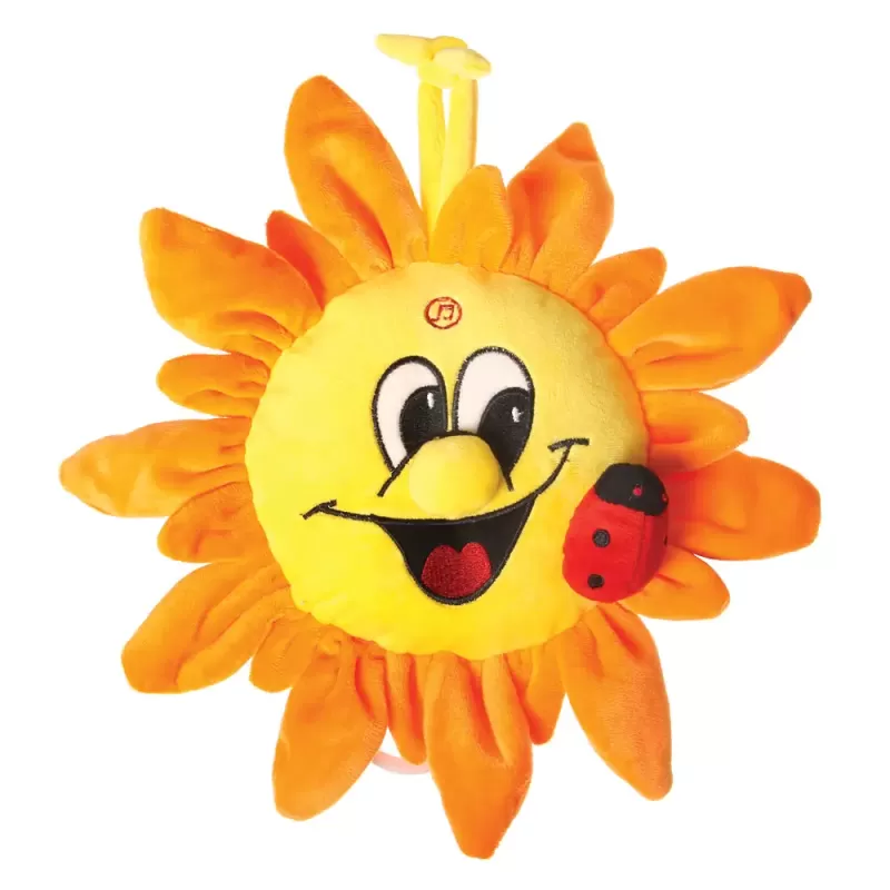 Jucarie muzicala din plus RCO, cu activare delicata si agatatoare, 26 cm