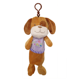 Jucarie de plus tip breloc, cu spatiu depozitare, 35 cm, Catel