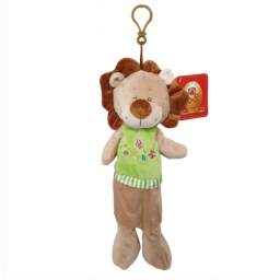 Jucarie de plus tip breloc, cu spatiu depozitare, 35 cm, Leu