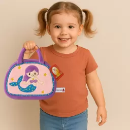 Jucarie din plus tip gentuta cu sirena, Mov, 26 cm