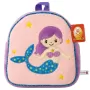 Jucarie din plus tip rucsac cu sirena, Mov, 33 cm