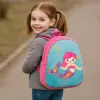 Jucarie din plus tip rucsac cu sirena, Roz, 33 cm