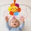 Jucarie muzicala din plus RCO cu agatatoare si activare delicata, 24cm, Floarea Soarelui