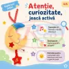 Jucarie muzicala din plus RCO cu agatatoare si activare delicata, 24cm, Luna