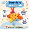 Jucarie muzicala din plus RCO cu agatatoare si activare delicata, 20cm, Steluta