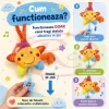Jucarie muzicala din plus RCO cu agatatoare si activare delicata, 20cm, Steluta