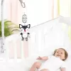 Set jucarii zornaitoare alb-negru pentru bebelusi 0+ luni – stimulare vizuala si senzoriala, 3 buc