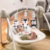 Set jucarii zornaitoare alb-negru pentru bebelusi 0+ luni – stimulare vizuala si senzoriala, 3 buc