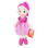 Papusa material textil RCO, Roz, 35 cm