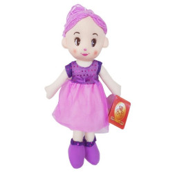 Papusa material textil RCO, Violet, 35 cm