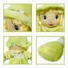 Papusa material textil RCO, Verde Lamaita, 35 cm, +18luni