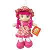 Papusa material textil RCO, Roz, 35 cm, +18luni