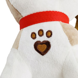 Jucarie din plus RCO, Catelusul Noah, 30 cm, Crem