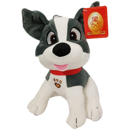 Jucarie din plus RCO, Catelusul Noah, 30 cm, Gri