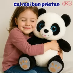 Jucarie din plus RCO, Urs Panda Ochiosila 45 cm