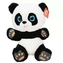 Jucarie din plus RCO, Urs Panda Ochiosila 45 cm
