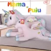 Unicorn Curcubeu Gigant din plus catifelat, 100 cm, +3 ani