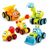 Set 5 Masinute de Constructie pentru Copii, Betoniera, Basculanta, Excavator, Automacara si Buldozer, Vehicule de Santier, 3+ Ani