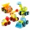 Set 5 Masinute de Constructie pentru Copii, Betoniera, Basculanta, Excavator, Automacara si Buldozer, Vehicule de Santier, 3+ Ani