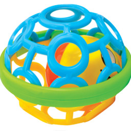 Minge siliconata cu zornaitoare pentru bebelusi