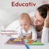 Set jucarii zornaitoare si carti senzoriale cu forme inovatoare, texturi diferite, multicolore, 14 buc, + 3-6 luni