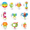 Set Jucarii Zornaitoare cu forme inovatoare, texturi diferite, multicolore, 10 buc, +3luni