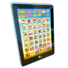 Tableta interactiva si educativa pentu copii, cu ecran plat, in limba engleza,cu functii multiple, 17x20 cm