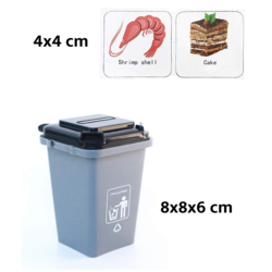 Joc educativ sortarea deseurilor pe culori Garbage classification, 100 carduri, 1-4 jucatori, +4 ani