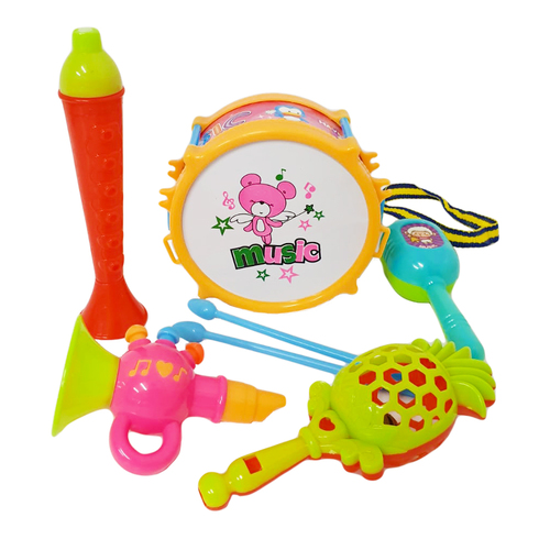 Set instrumente muzicale pentru copii, 5 piese