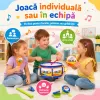 Set de instrumente muzicale pentru copii cu toba, flaut, fluier, maracas, tamburina si castaniete