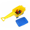 Set cuburi constructie cu carucior 81 piese
