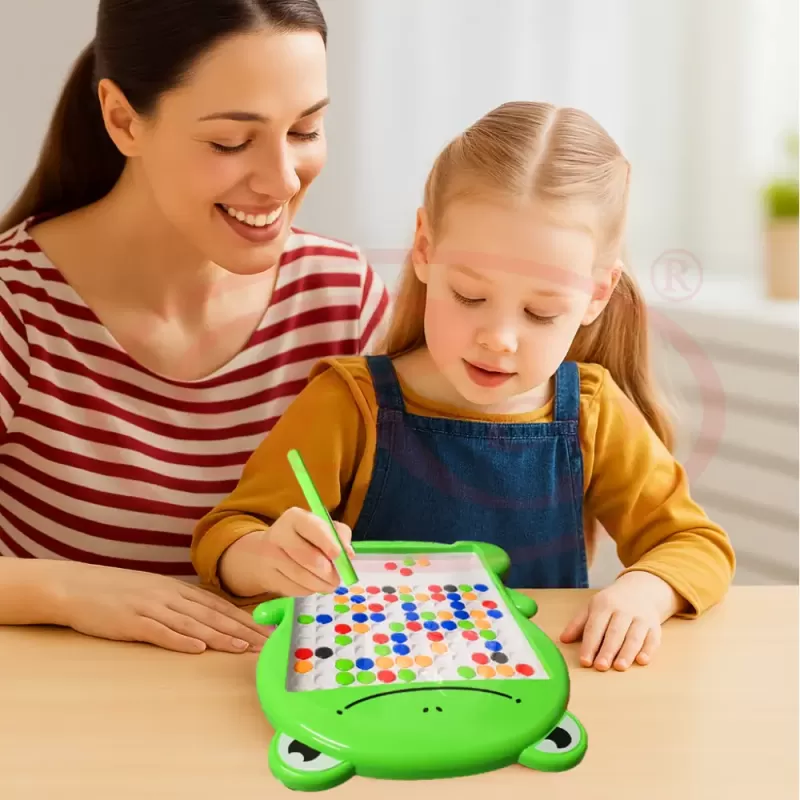 Mozaic Clasic Magnetic Board cu 20 Modele – Joc Creativ si Educativ Broscuta