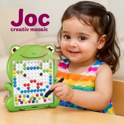 Mozaic Clasic Magnetic Board cu 20 Modele – Joc Creativ si Educativ Broscuta