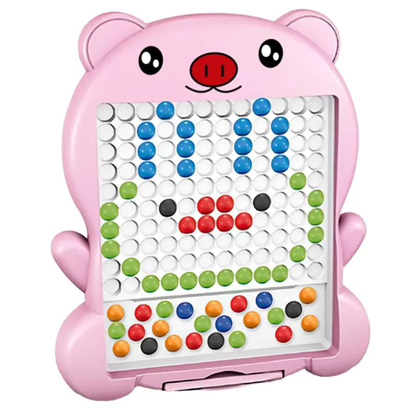 Mozaic Clasic Magnetic Board cu 20 Modele – Joc Creativ si Educativ Porcusor