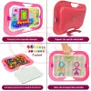 Joc creativ mozaic cu 360 pioneze, 7 culori, trei dimensiuni a pieselor, cutie de depozitare din plastic, 3+ ani, Roz