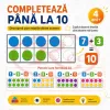 Set educational magnetic pentru matematica cu 5 planse, 50 jetoane colorate si 27 numere si simboluri