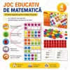 Set educational magnetic pentru matematica cu 5 planse, 50 jetoane colorate si 27 numere si simboluri